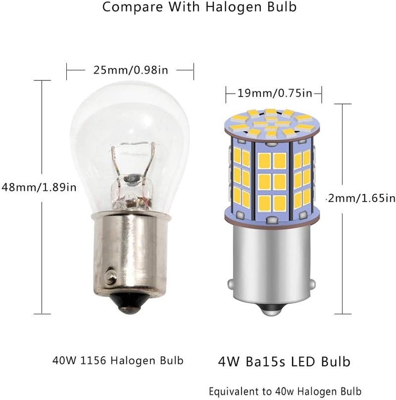 GRV BA15S LED Bulb Pack of 6 - Warm White - Image 3