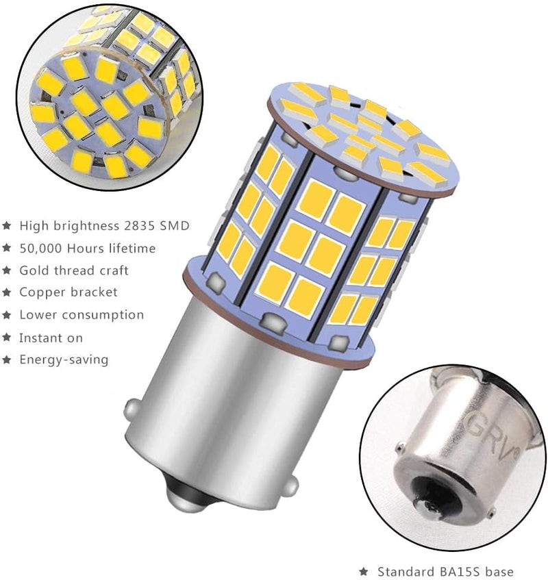 GRV BA15S LED Bulb Pack of 6 - Warm White - Image 2