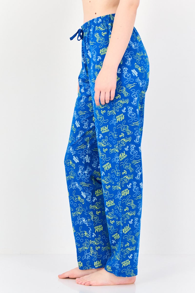 Zivame x Disney Women Allover Print Drawstring Pyjama Pants, Multicolor - Image 2