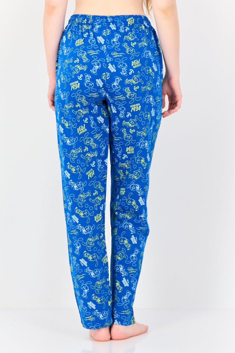 Zivame x Disney Women Allover Print Drawstring Pyjama Pants, Multicolor - Image 3