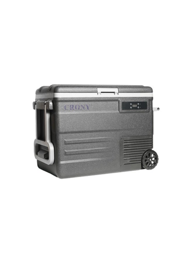 كروني ثلاجة سيارة محمولة U65 سعة 65 لتر، تجميد -20 درجة مئوية، تحكم LED، طاقة مزدوجة، تصميم بعجلات - Image 5