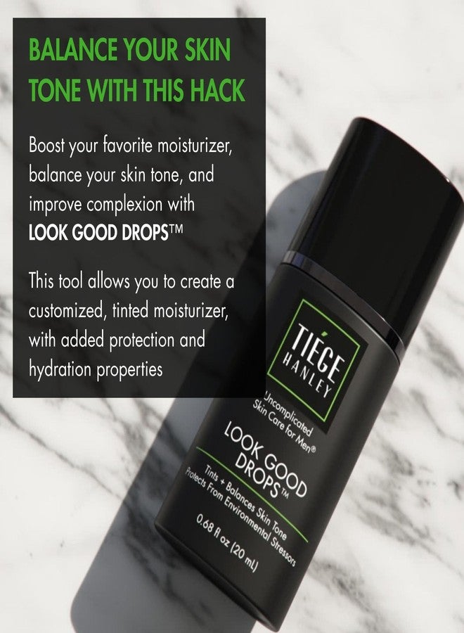 Tiege Hanley Look Good Tanning Drops for Men, Daily Tinted Face Moisturizer Mix-In with Hyaluronic Acid for Hydration, Natural Tan Finish and Antioxidant Support, Men’s Skin Care, 20 ML - Image 3
