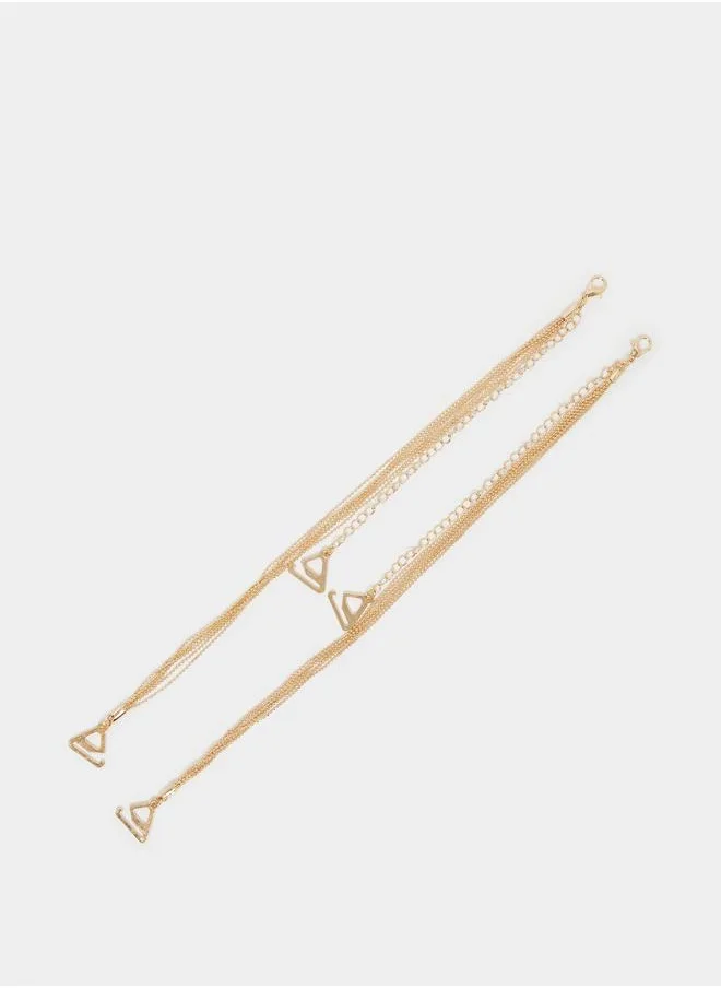 Styli Styli Layered Chain Bra Straps