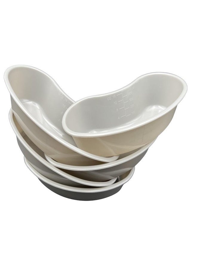 Comfort Axis Emesis Basin - 500 CC Kidney Shaped Grey Emesis Basin with Graduations (Pack of 5) - Image 5