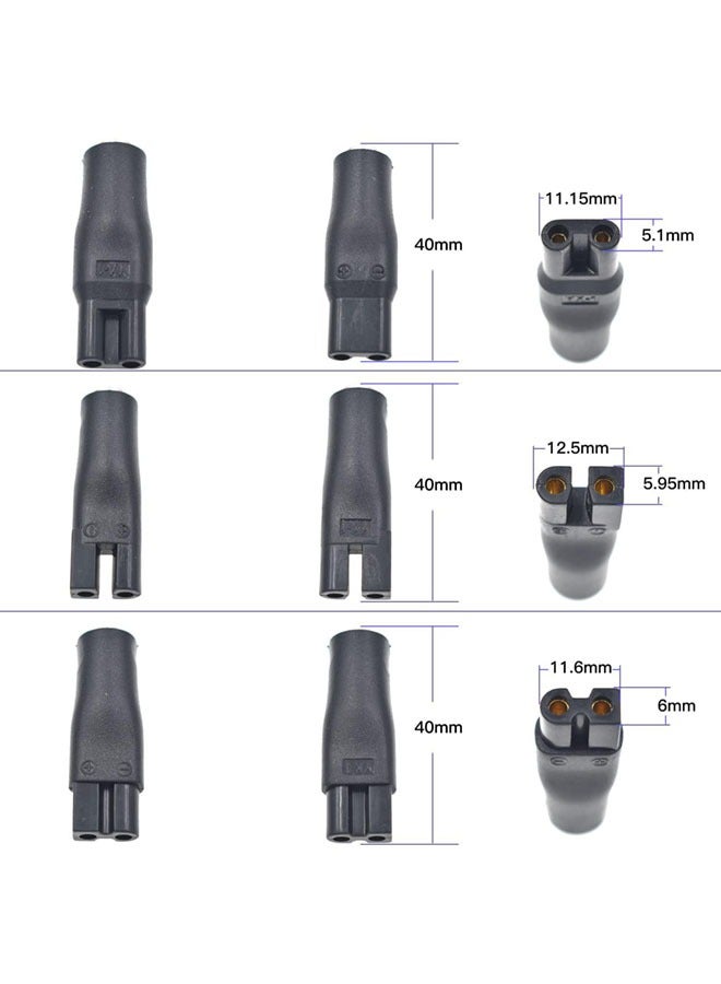 سجيت 6 في 1 كابل طاقة - شاحن بديل 5 فولت USB، مناسب لماكينات قص الشعر الكهربائية، وماكينات الحلاقة، وأدوات التجميل، والمصابيح المكتبية، وأجهزة تنقية الهواء - Image 4