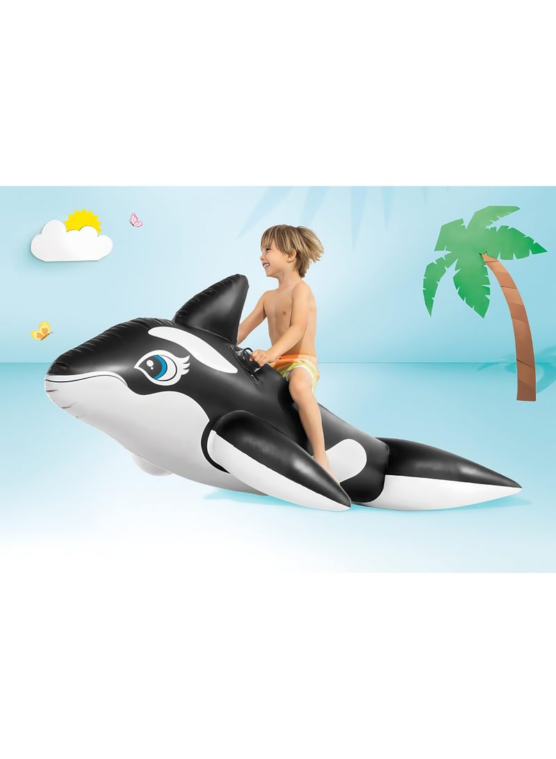 Generic Children's inflatable swimming mounts | Outdoor inflatable swimming tools | Playful floating bed swimming equipment  - Image 3