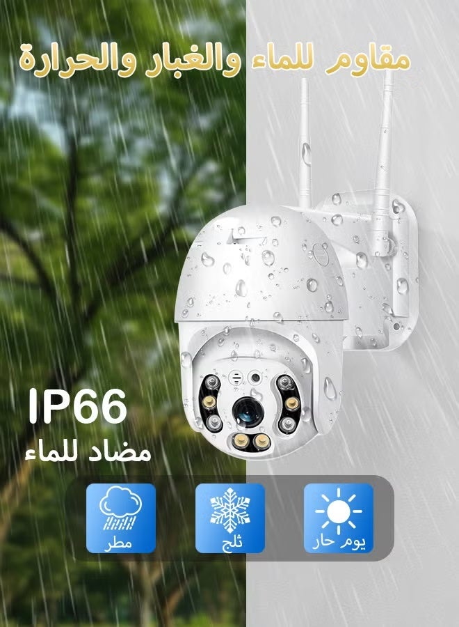 TIGER 3MP WiFi Security Camera – 360° PTZ Pan/Tilt, Night Vision, H.265 Compression, 2-Way Audio, Wall-Mount, Indoor/Outdoor Home & Office Surveillance - Image 5