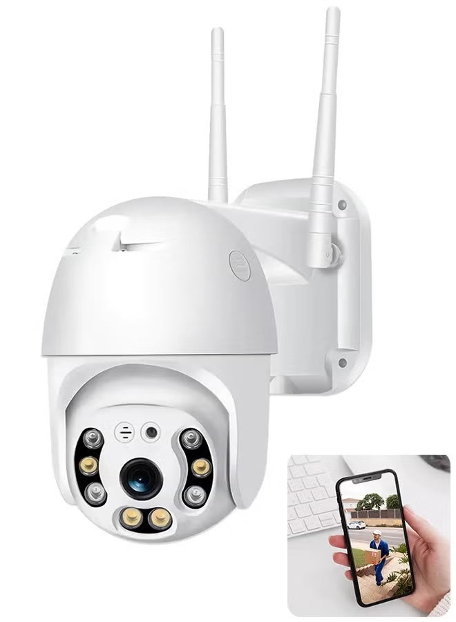 TIGER 3MP WiFi Security Camera – 360° PTZ Pan/Tilt, Night Vision, H.265 Compression, 2-Way Audio, Wall-Mount, Indoor/Outdoor Home & Office Surveillance - Image 1