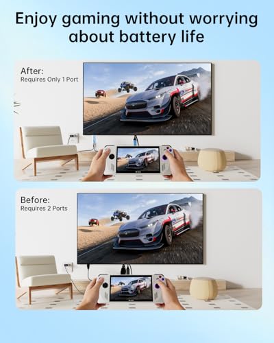 YOUGO LEE USB C to HDMI Cable Adapter, Upgrades 8K@60Hz C to HDMI Cable with 100W PD Fast Charging Adapter Compatible with Switch2/1, Mac, iPhone17 16 15, HD TV All Aluminum Body Fast Heat Dissipation 6.0FT - Image 5