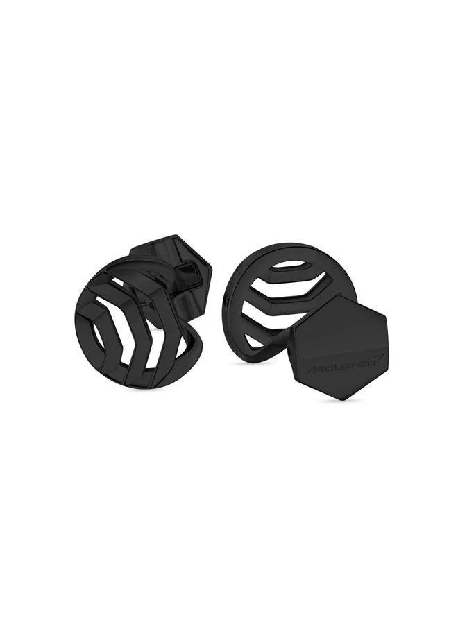 McLaren  Black Cutouts Style Cufflinks for Men | Best Price UAE