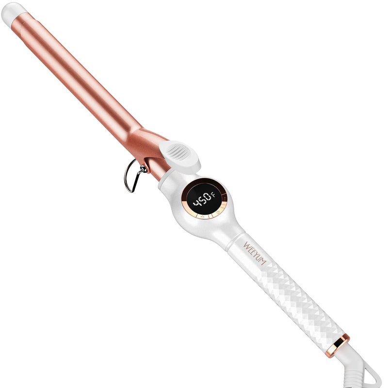 WEEYUM 34 Inch Curling Iron Long Barrel Curling Wand for Hair Ceramic Tourmaline Hair Curling Iron Double Voltage100240V