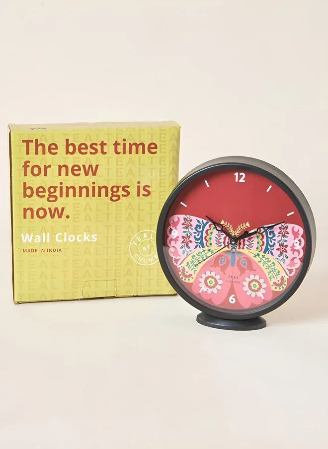 Chumbak Teal by Chumbak |Cute Butterfly Table and Wall Clock
