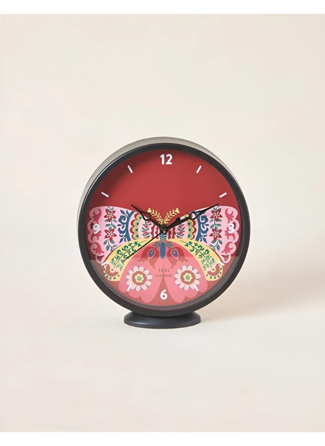 Chumbak Teal by Chumbak |Cute Butterfly Table and Wall Clock