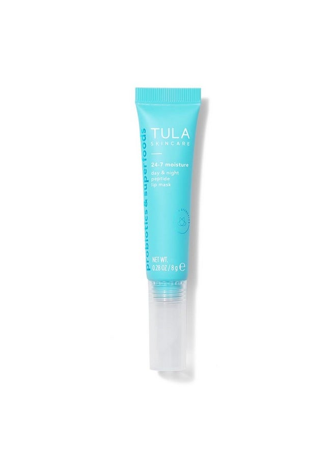 TULA TULA Skin Care 24-7 Moisture Day & Night Peptide Lip Mask - Peptides, Hyaluronic Acid & Vitamin E deeply Nourish & Hydrate lips, 0.28 oz.  - Image 2