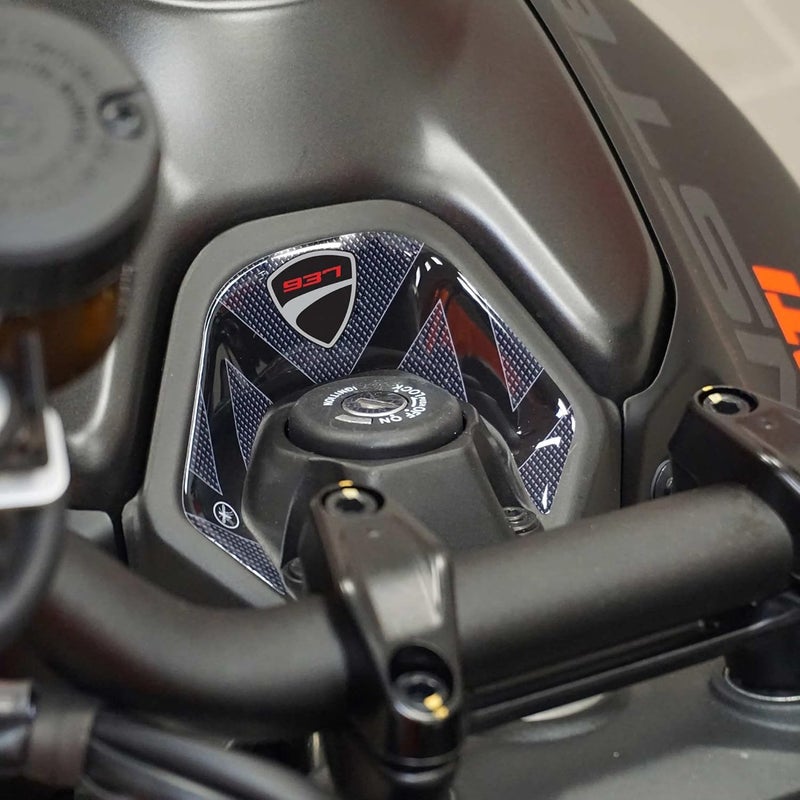 labelbike 3D Resin Sticker for Ducati Monster 937 Ignition Key Area - Image 1