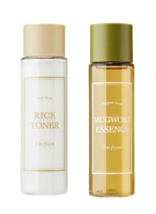 I'm From Mugwort Essence 30ml + I'm From Rice Toner 30ml - Image 1