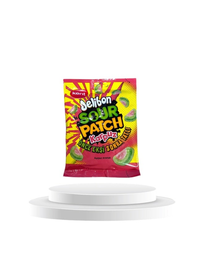 Sour Patch Kids Watermelon Sour Jelly Sweets – 3 x 160g Packs | Vegan-Friendly Sour Candy with Sugar Coating | On-the-Go Snack | Fun Fruity Gummies for Sharing & Parties - Image 2