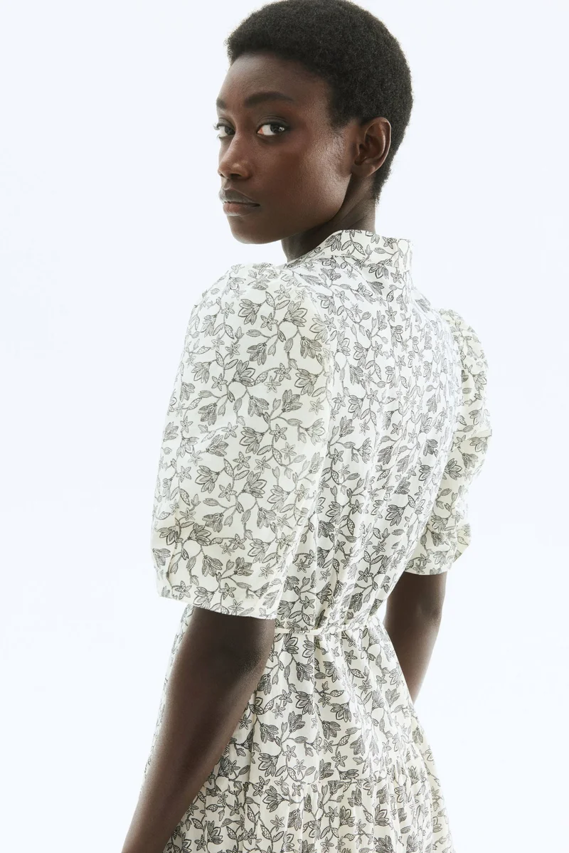 H&M Long cotton dress