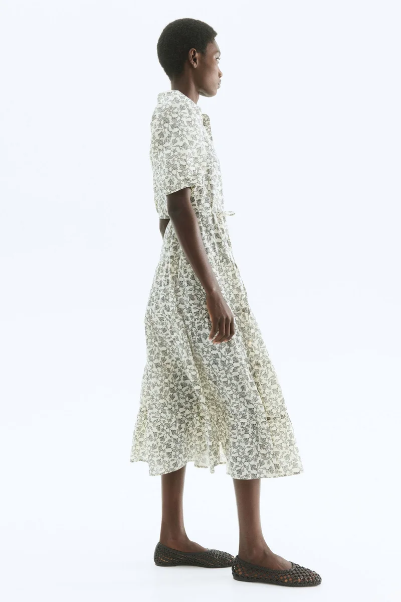 H&M Long cotton dress