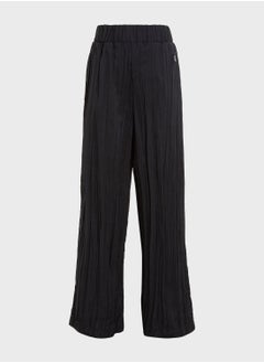 Calvin Klein Jeans Kids Wide Leg Plisse Pants  - Image 1