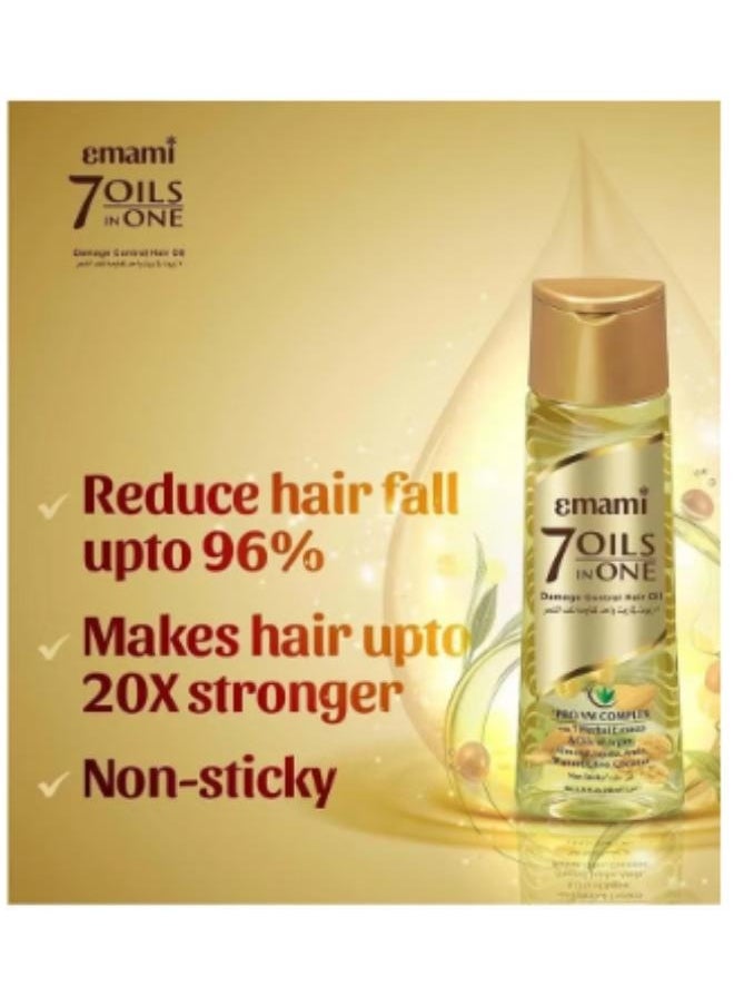 emami Hair Oil 7 Oils in 1 Damage Control 200 ml.  - Image 2