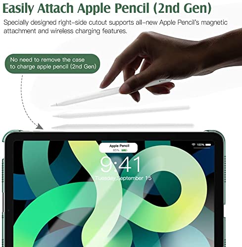 MOCA Smart Flip Case for iPad mini 7 2024 & iPad mini 6 2021 8.3 Inch, Slim Stand Protective Cover with Hard Back Shell, Auto Wake Sleep, Trifold Smart Case - Image 4