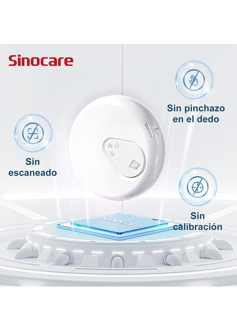 iCAN i3 Continuous Glucose Monitoring Kit 15 Days Every 3 Min Output Test Value Via App