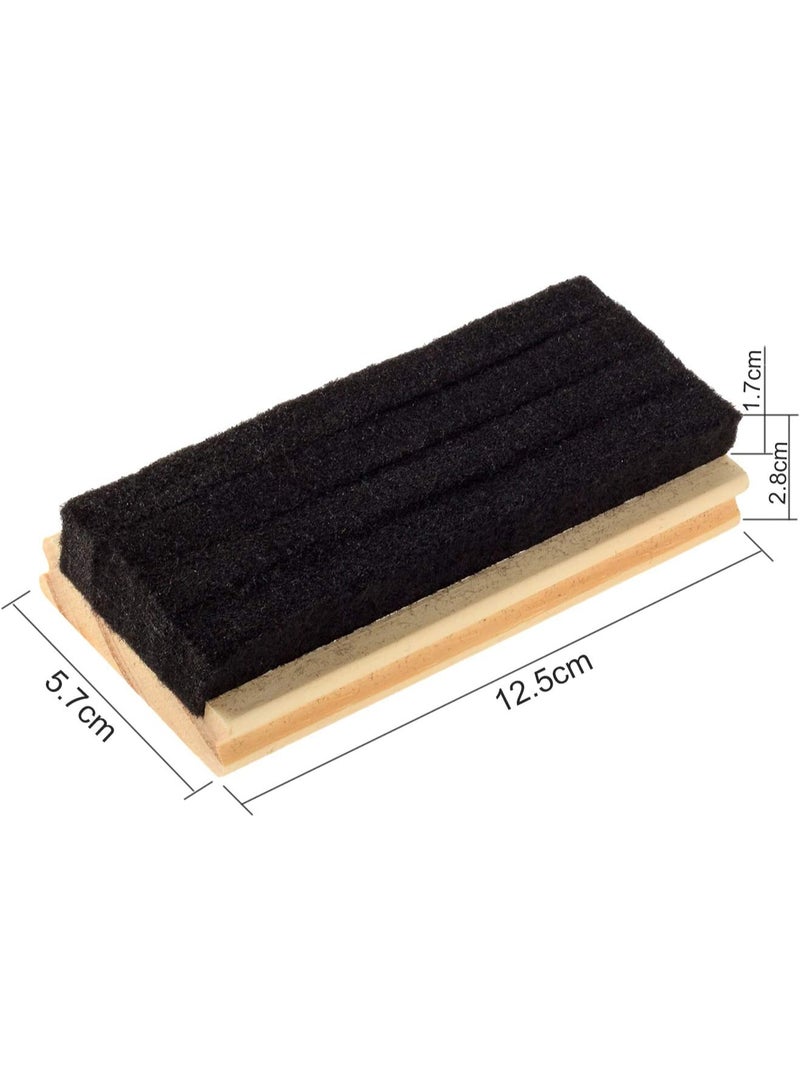 U_star 6 Pack Chalkboard Erasers Premium Wool Felt Eraser Dustless Wood Chalk Eraser Blackboard Eraser Cleaner for Teachers and Kids - Image 3