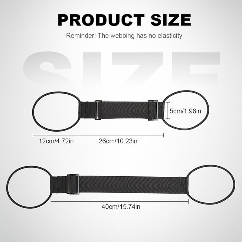 2026 New Flexible and Adjustable Luggage Strap, Multi Use Strong Adjustable Luggage Connector Straps, Upgrade Elastic Fastening Belt for Luggage Strap, Add a Bag Easy to Travel Suitcase (2, Colorful) - Image 2