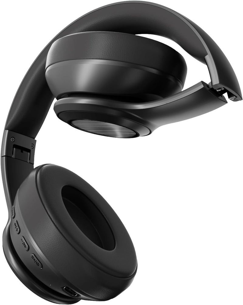 Trands MH84 ANC Wireless Headphone - Black - Image 2