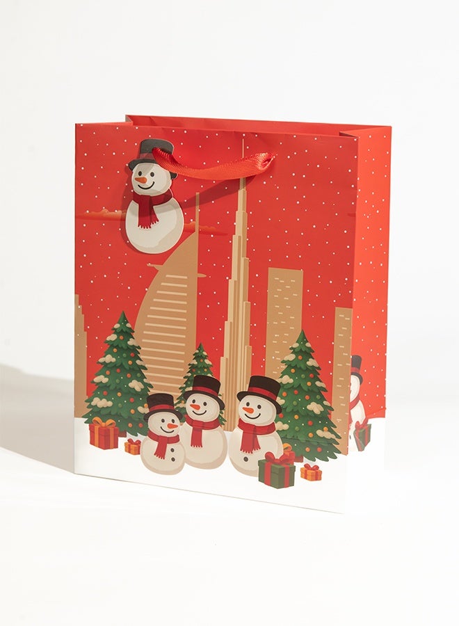 Share the Love Ho Ho Ho, UAE Theme, Christmas Gift Bag, Red, Large - Image 1