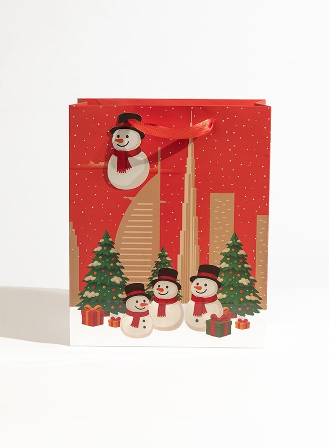 Share the Love Ho Ho Ho, UAE Theme, Christmas Gift Bag, Red, Large - Image 3