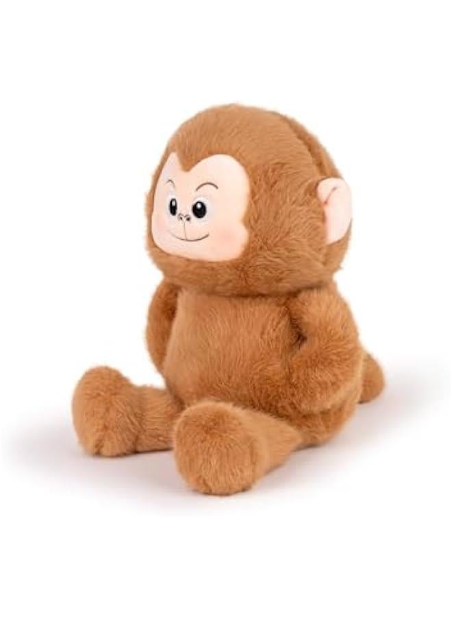 Monkey Stuffed Animal Cute Monkey Plush Soft Monkey Plushie with Pockets Monkey Toy Gift for Kids(10.5Inch) - Image 2