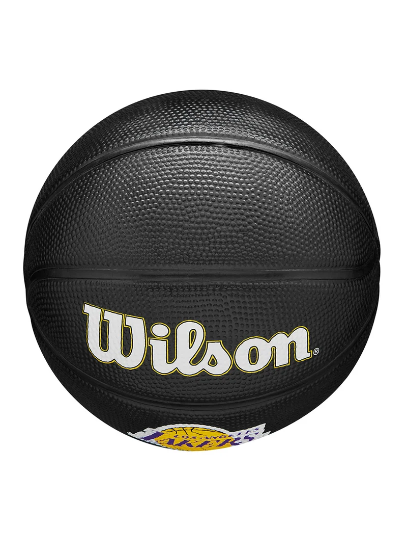 Wilson NBA Team Tribute Mini Los Angeles Lackers - Size 3 (mini ball) - Black