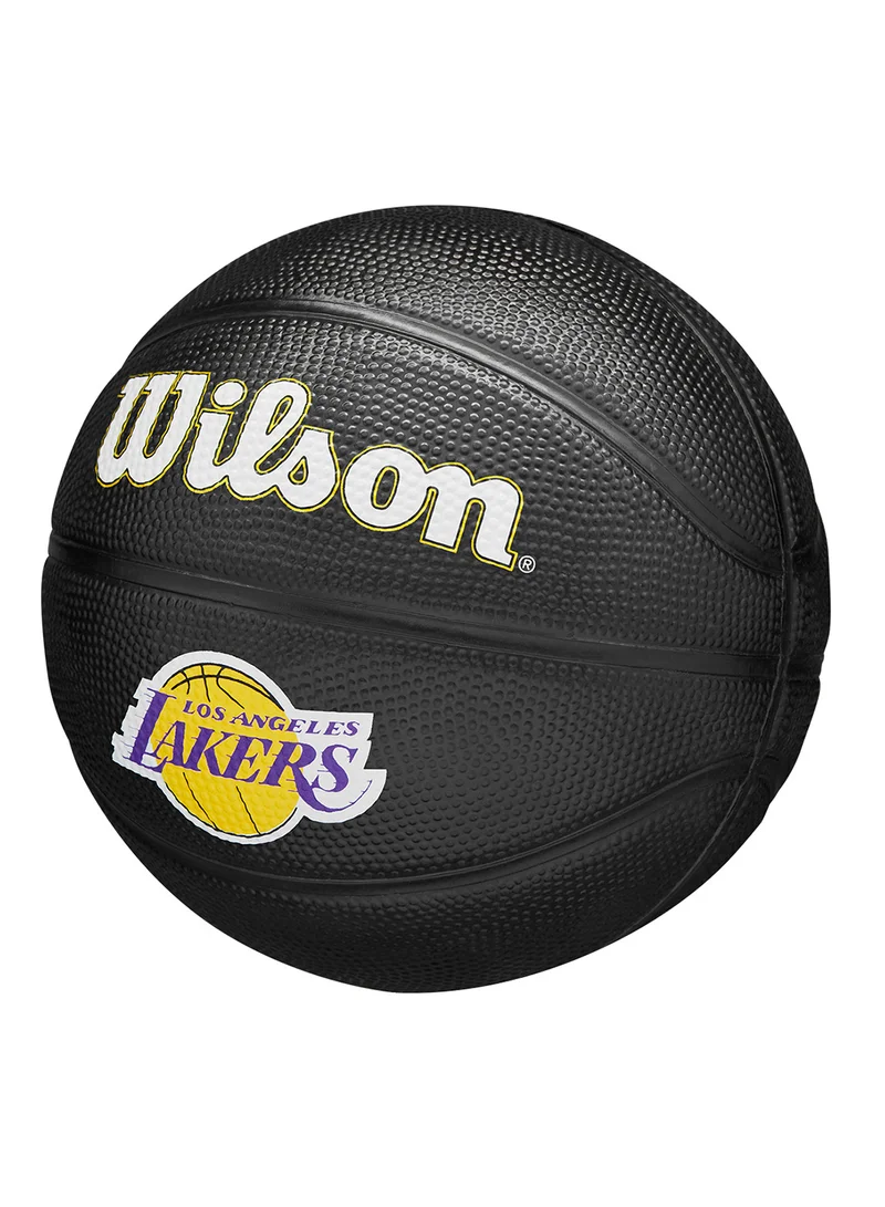 Wilson NBA Team Tribute Mini Los Angeles Lackers - Size 3 (mini ball) - Black