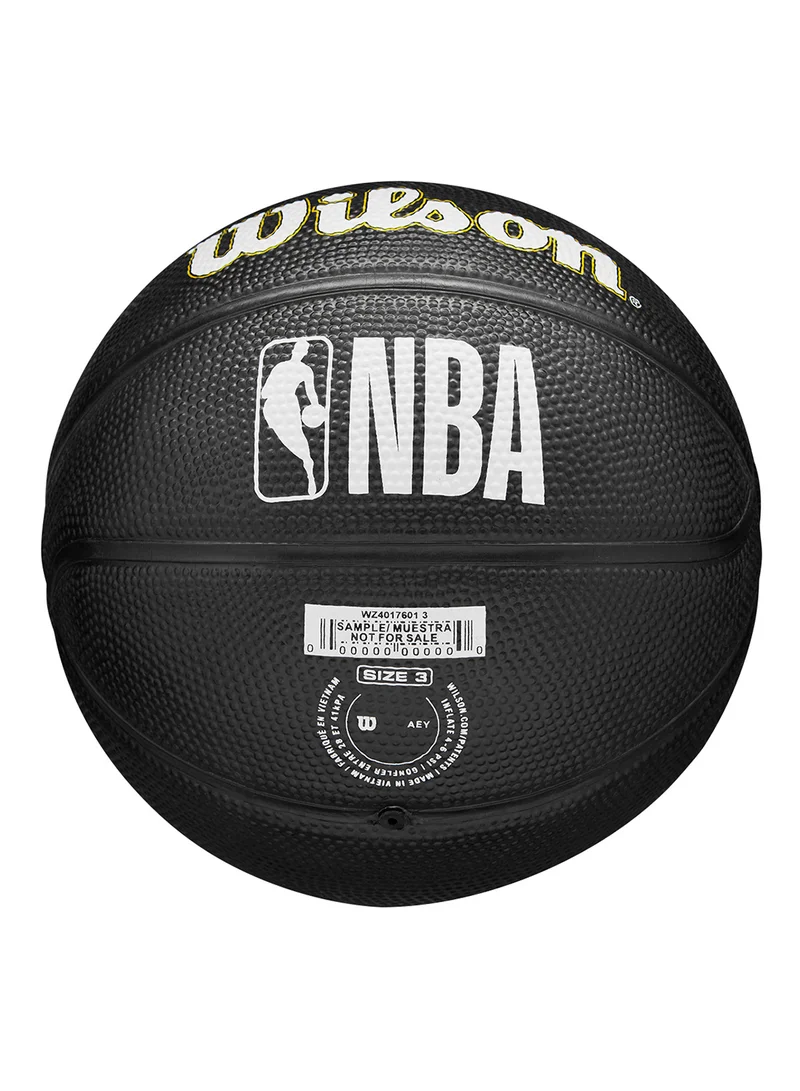 Wilson NBA Team Tribute Mini Los Angeles Lackers - Size 3 (mini ball) - Black