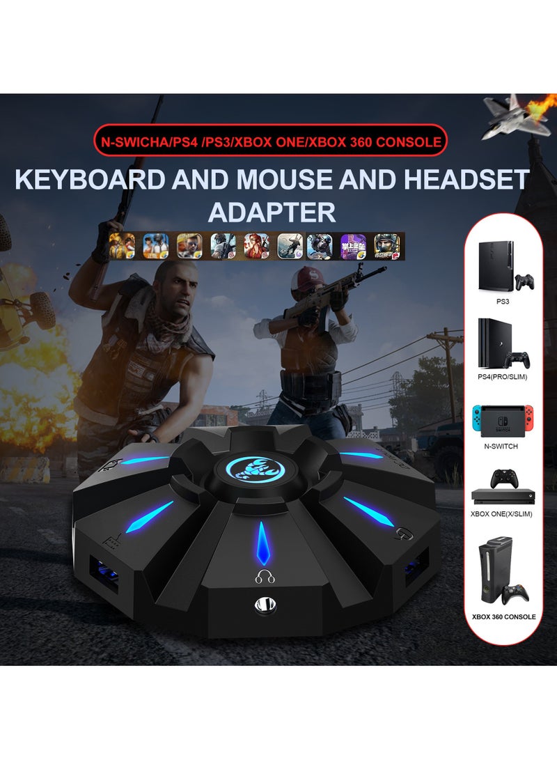 Keyboard and mouse adapter set supports a variety of game console device game controllers in the market.  - Image 2