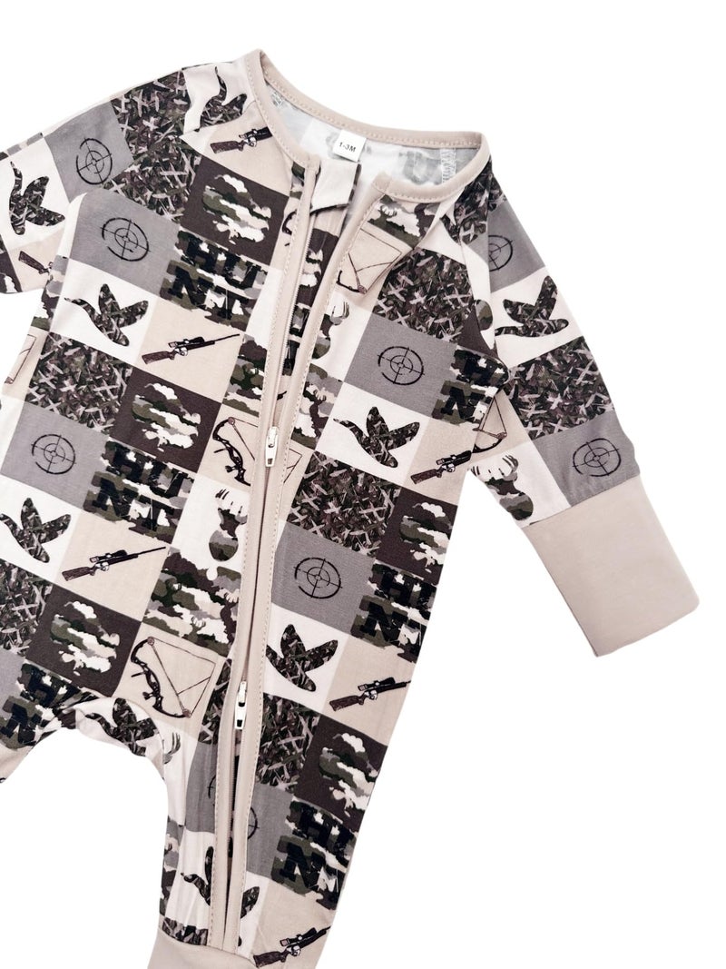 Bow Dream Infant Boys Girls Clothes Newborn Bamboo Rayon Baby girl Romper baby boy Bodysuit Jumpsuit Dusty Blue Bear Swan 18-24 Months - Image 3
