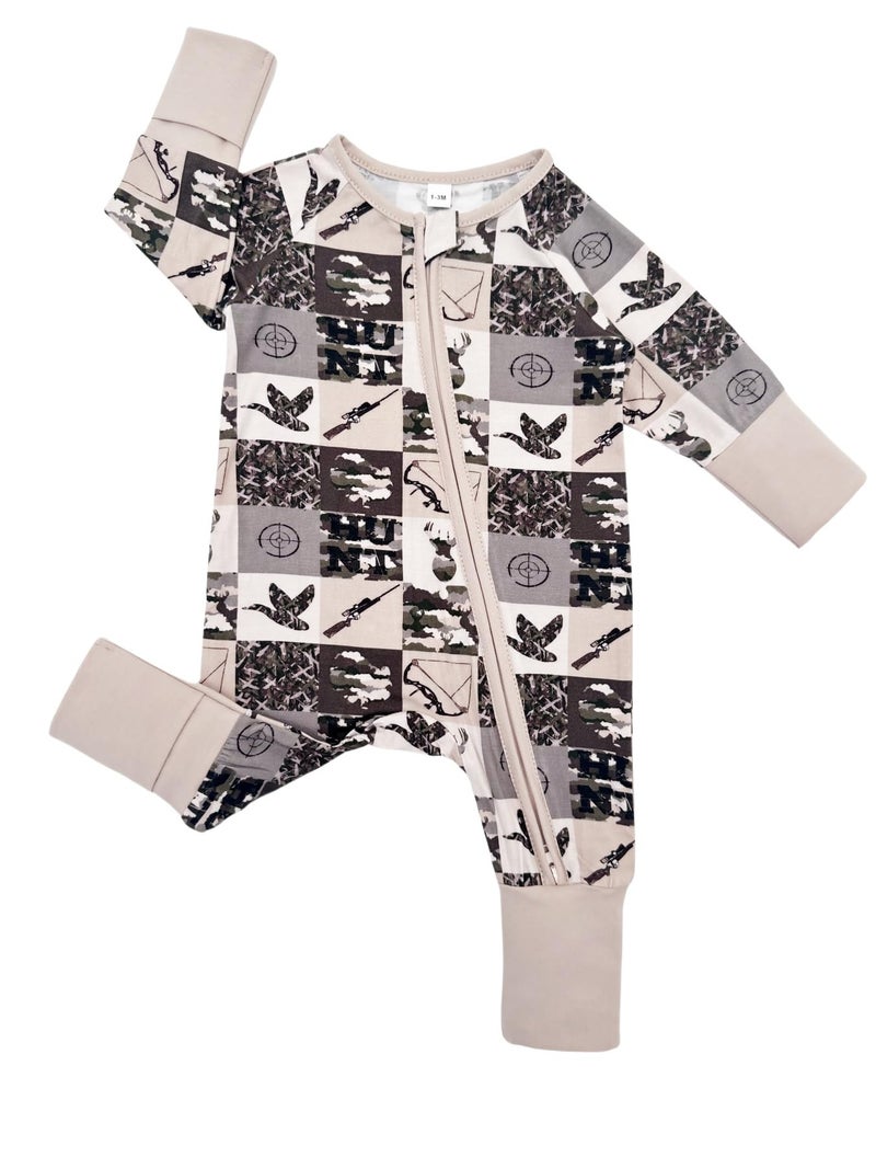 Bow Dream Infant Boys Girls Clothes Newborn Bamboo Rayon Baby girl Romper baby boy Bodysuit Jumpsuit Dusty Blue Bear Swan 18-24 Months - Image 2