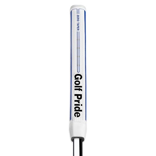 Golf Pride Zero Taper Putter Grip - Parallel Style Design for Consistent Hand Feel - Flat Paddle Horseshoe Shape - Dimpled Surface Texture - Medium 58 R Core - Blue - For Men & Women - Image 1