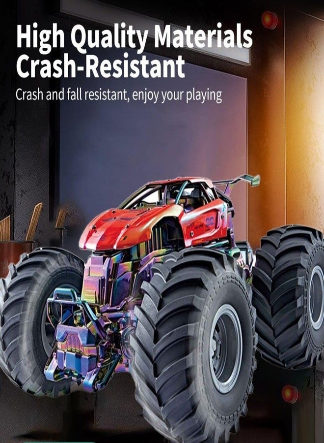Meghasky High-Speed RC Monster Truck, 2.4GHz Remote Control Car with Metal Body, All-Terrain Tires, Drift Capability, Rechargeable Off-Road Racing Vehicle for Kids & Adults - Image 5