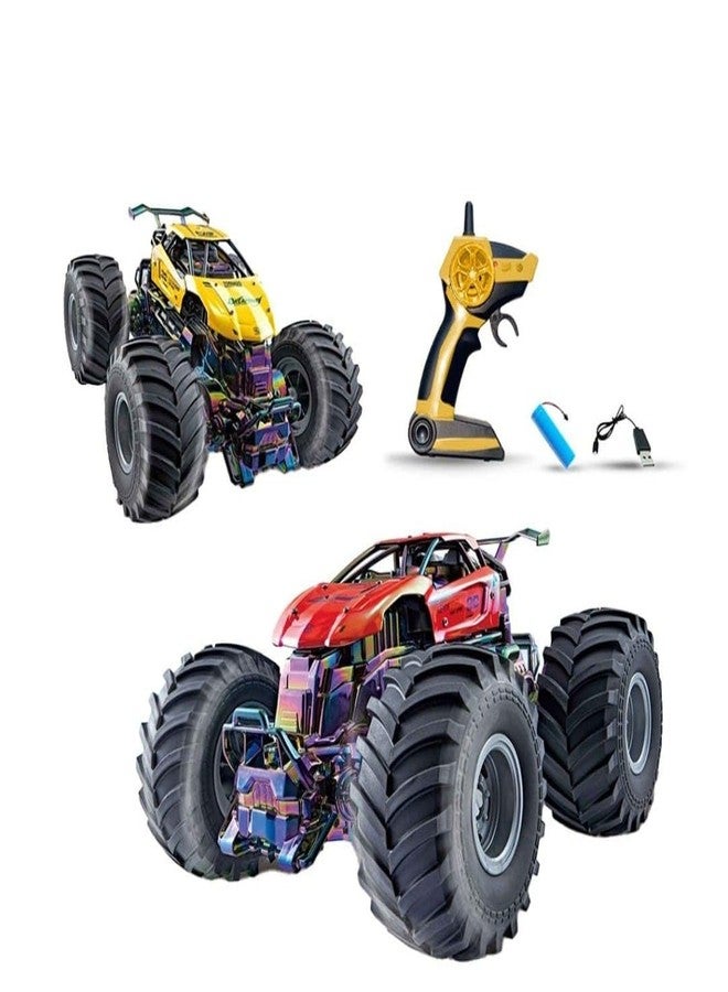 Meghasky High-Speed RC Monster Truck, 2.4GHz Remote Control Car with Metal Body, All-Terrain Tires, Drift Capability, Rechargeable Off-Road Racing Vehicle for Kids & Adults - Image 1
