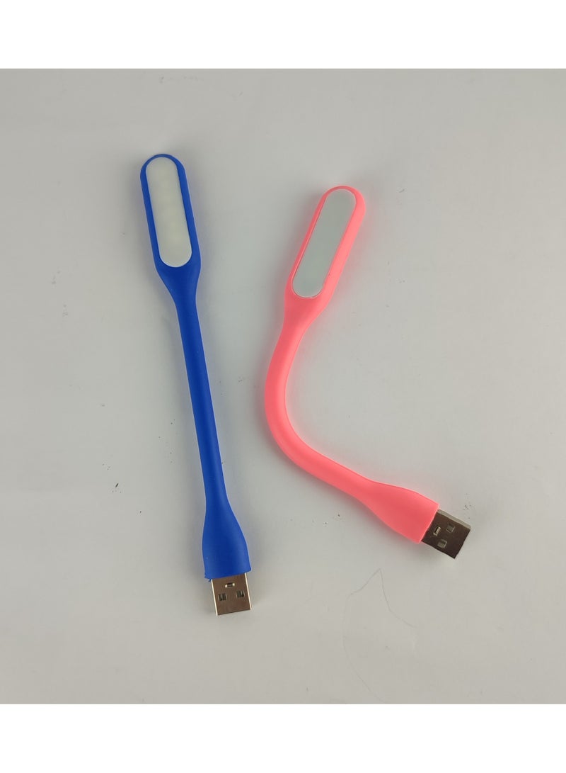 عرض قطعتين وصلة إضاءة لابتوب USB مرنة – إضاءة LED موفرة للطاقة سهلة الاستخدام - Image 1