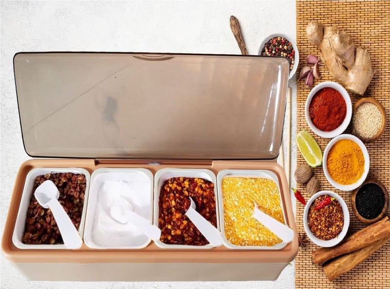 Rasikvar Seasoning Box for Kitchen Masala Dabba Spice Box Masala DaniContainer Kitchen Accessories For Storage - Image 5