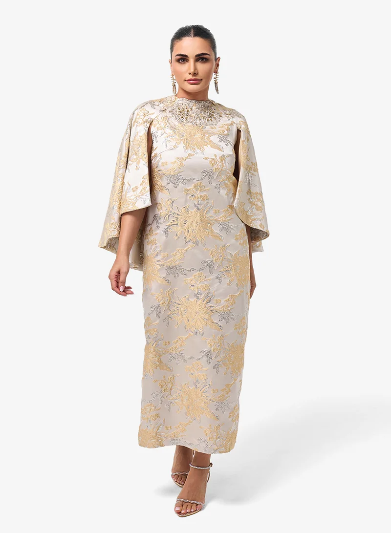 ثريدز باي اجوني فستان ميدي بأكمام واسعة