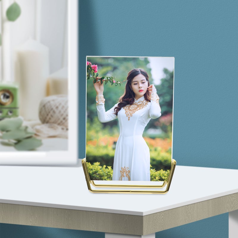 Desktop Photo Holder Bedroom Photo Holder Picture Frame Display Photo Frame - Image 3