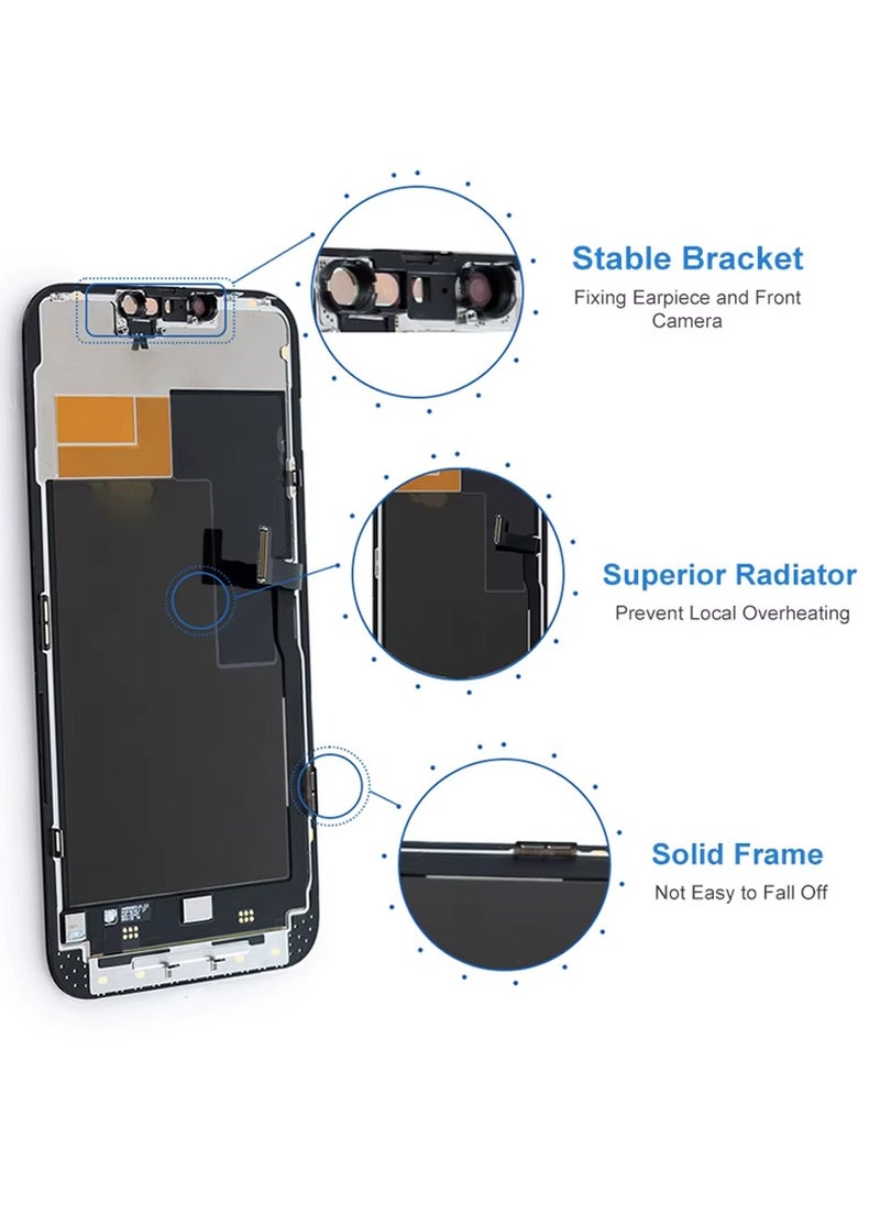 zy - for iPhone 13 Pro max Screen Replacement 3D Touch LCD Display Digitizer Full Assembly Repair 6.7" Fix Tools Kit A2483 A2636 A2638 - Image 1