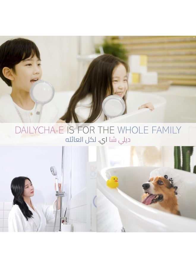 DailyCha-E Filter Combo 1 - Sediment Filter and Antimicrobial ACF Filter - Eliminates 99.99% of Bacteria, Heavy Metals, Chemicals, Rust, Odors from Tap Water - For Whole Family - Made in Korea - Image 2