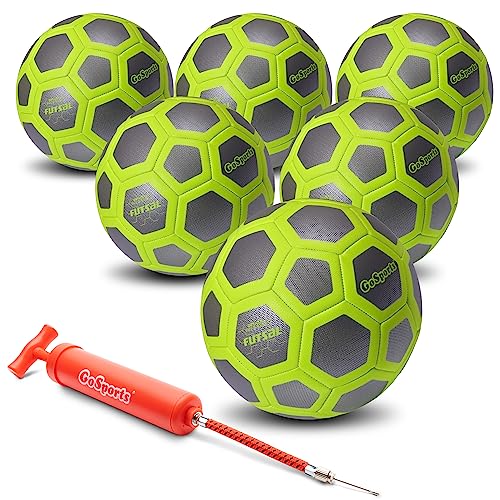 GoSports Elite Futsal Ball 6 Pack - Great for Indoor or Outdoor Futsal Games or Practice, Includes Pump - Image 1
