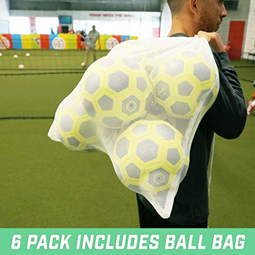 GoSports Elite Futsal Ball 6 Pack - Great for Indoor or Outdoor Futsal Games or Practice, Includes Pump - Image 5